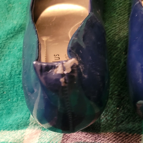 WOMENS COMFORT PLUS HEELS BLUE SIZE 8 - Picture 6 of 14